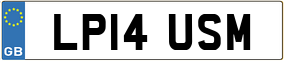 Truck License Plate